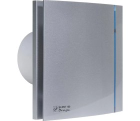 Resim Soler&Palau Silent 100 Chz Silver Design Soler Palau Banyo Aspiratör Havalandırma Fanı Nem Sensör Zaman Ayar Debi 85 M3 Dekoratif Banyolar Tasarruflu Estetik Agmair Agm Havalandırma 