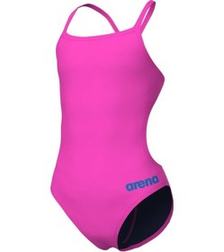 Resim Team Swimsuit Challenge Solid Çocuk Pembe Yüzücü Mayosu 004765908 Pembe 