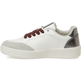 Resim Butigo 25k-2077 5pr Beyaz Kadın Sneaker 000000000102042826 Beyaz-gumus 