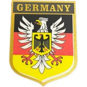 Resim OTO SÜSLEN İSTANBUL Pleksi Arma Germany Bayraklı Kendinden Yapışkanlı 6.5X5cm 