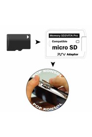 Resim POPKONSOL Ps Vita Sd2vita 6.0 Micro Sd Kart Çevirici Psp Psv Vita Sd2vita Kart Dönüştürücü 