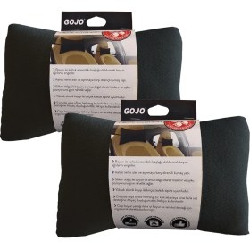 Resim Gojo Silikon Dolgu Boyun Yastığı Siyah Renk 2 Adet 