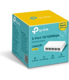 Resim Tp-Link Ls1005 5 Port 10/100 Plastik Kasa Swıtch 
