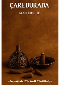 Resim Konik Tütsülük Seçeceğiniz 10'lu Konik Tütsü Hediye 