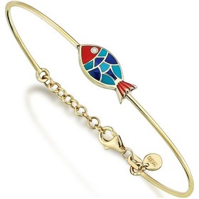 Resim Reis Kuyumculuk T1986 Karnaval Fish Altın Bilezik 