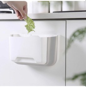 Resim Ezere Portatif Katlanabilir Askılı Sihirli Ev Araç Çöp Kutusu R- Pembe 