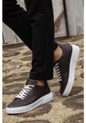 Resim D0906 Günlük Ortopedik Erkek Casual Ayakkabı Kahverengi 