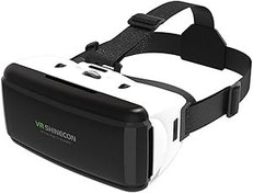 Resim Herklotzn VR Sanal Gerçeklik 3D Stereo VR Gözlük Kutusu, Cardboard Kulaklık için iOS Android (G06) için 