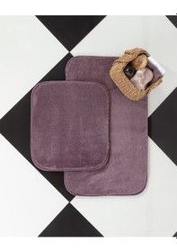 Resim Madame Coco Carol Banyo Paspası 1kbapa05152'li Küçük Boy Set-k.mürdüm Mürdüm 