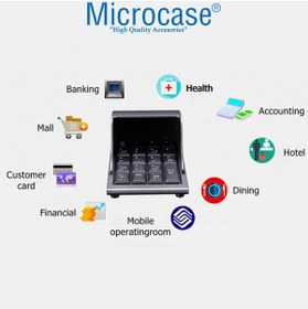 Resim Microcase Parmak Gizlemeli Numlock Numerik Klavye Keypad Usb Kablolu - Al3776 