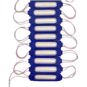 Resim 12 Volt 2 Watt Mavi Cob Led Modül Ip65 10 Adet Modül 
