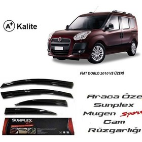 Resim Fiat Doblo 2010 Ve Üzeri Sunplex Mugen Tip 4'Lü Cam Rüzgarlığı 