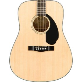 Resim Fender CD-60S Dreadnought Akustik Gitar - Natural / Walnut 