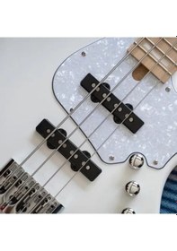 Resim Cort Njs4bk Bas Gitar, 4 Telli, Siyah, Çantalı 