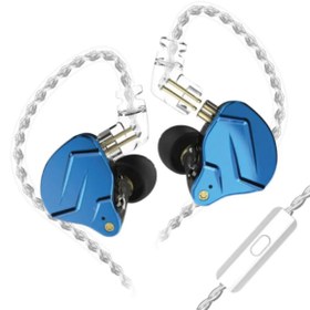 Resim KZ ZSN PRO X Hibrit Sürücü In Ear Monitör IEM Kablolu Kulak İçi Oyuncu Kulaklık Mikrofonlu 