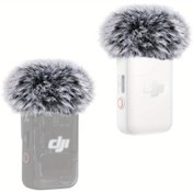 Resim 2'li Paket DJI Mic 2 Kablosuz Lavalier Mikrofonu için Yumuşak Rüzgarlık, Görüşme Kaydı İçin Uygun, Siyah 