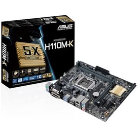 Resim Asus H110M-K Intel H110 2400 MHz DDR4 Soket 1151 mATX Anakart 