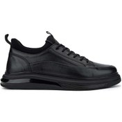 Resim Tamer Tanca Erkek Hakiki Deri Siyah Analin Sneakers & Spor Ayakkabı 381 20548 Erk Ayk Sk24-25 Sıyah Anl Siyah 