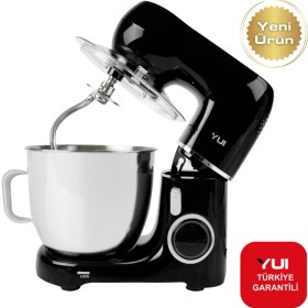 Resim Allians 5,5 Litre Stand Mikser 1300 W Siyah, Güçlü ve Şık Tasarım 