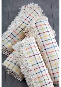 Resim 2015 %100 Pamuklu Buldan Işi Çok Renkli Çekyat-Koltuk Örtüsü 180 180 