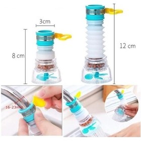 Resim Justcheapstore Oynar Başlıklı Pervaneli Taşlı Musluk Başlığı 