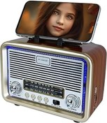 Resim MAGNESİA Apera Nns Ns-6682bt Led Çerçeveli Müzik S Fm Radyo Usb Mp3 Player Bluetooth Hoparlör Telefon Tut 