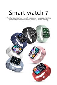 Resim Han-S Bilişim Vestel Venüs E5 E3 Uyumlu Pembe Watch 7 Series Akıllı Saat Yeni Nesil Son Teknoloji 