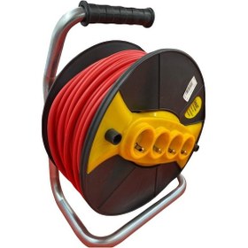 Resim Ennalbur 35 Metre Makaralı Uzatma Kablosu 3x1.5 