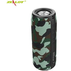 Resim Ranyeek Taşınabilir Bluetooth Hoparlör Zealot S51 - 10w Güçlü Ses, Ipx5 Su Geçirmez, 8 Saat Çalışma, Tws Bağlantı, Yeşil Kamuflaj 