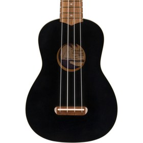 Resim Fender Venice Soprano Ukulele - Black 