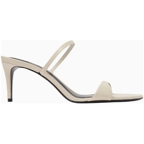 Resim Schutz Strappy 75 Deri Zarif Ve Minimal Ince Bantlı, 75mm Topuklu Sandalet Beyaz 