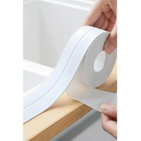 Resim Grains Global Su Sızdırmaz Bant 2 Adet - Lavabo Küvet Duş Kenarı Kendinden Yapışkanlı Band 