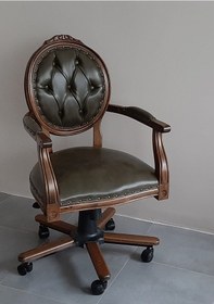 Resim Byoguzfurniture Ahşap Çalışma Ofis Sandalyesi 