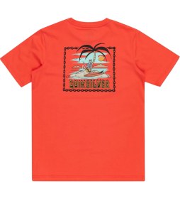 Resim Quiksilver Marooned Youth Erkek Çocuk Kırmızı Tişört 
