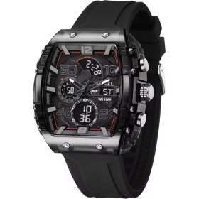 Resim Smael 8109 Chrono Watch Silikon Kordon Lüks Spor Erkek Kol Saati 