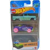 Resim Hot Wheels 3'lü Araba Seti - Set 10 Çok Renkli 