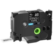 Resim photo print Brother P-touch Tze-141 Muadili Şeffaf Etiket 18 Mm Tze-tape Aze141 