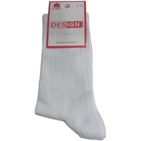 Resim DESİGN Pamuklu Soket Kadın Spor Çorabı 
