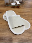 Resim Maviay Tek Kullanımlık Önü Açık Spa hastane Otel terlik 50 adet 