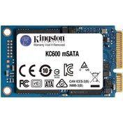 Resim Kingston Kc600 Skc600ms/256g 256gb 550/500mb/s Msata Ssd Disk 