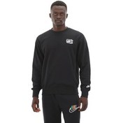 Resim Nike M Nk Club Ft Crew Bolt Erkek Sweatshirt Siyah 