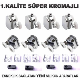 Resim Kargo Dahil Duşakabin Tekerlek Takımı Rulman Seti Duş Tekerleği 