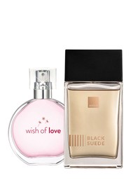 Resim Avon Black Suede Erkek Parfüm Ve Wish Of Love Kadın Parfüm Paketi 