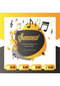 Resim Şenses 0.25 Tam Profesyonel Divan Bağlama Teli Bambam.Tezeneli 1 Takım Tel 