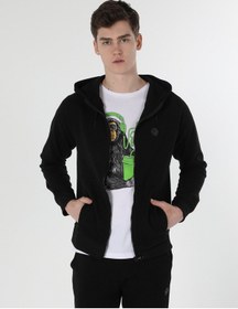 Resim Colin's Slim Fit Kapüşonlu Siyah Erkek Ceket CL1056951_Q1.V2_BLK 