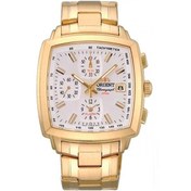Resim Orient CTDAE001W0 Kare Altın Sarı Erkek Kol Saati 