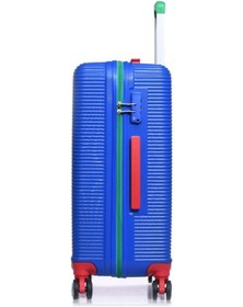 Resim United Colors Of Benetton 3'lü Valiz Seti Sax Bnt500 Saks Mavi 