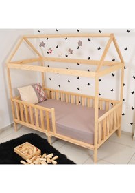 Resim Markaawm Markaawm Montessori Yatak Çocuk Yatak 90X190 Karyola Beşik Damla Akçaağaç 