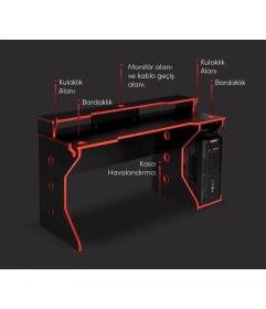 Resim Nesse Atlantix Oyuncu Masası 
