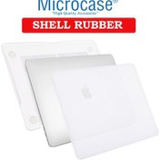 Resim Macbook Air 13 M1 Chip A2337 Shell Rubber Kılıf - Şeffaf 